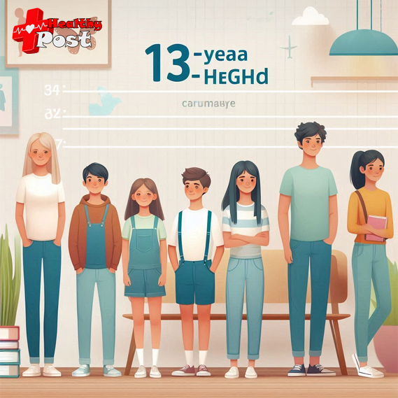 Average height for a 13 year old